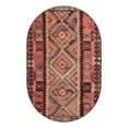 thumbnail image 3 of Unique Loom Outdoor Tribal Collection Area Rug - Tortuguero (5' 3" x 8' Oval Multi/Blue), 3 of 7