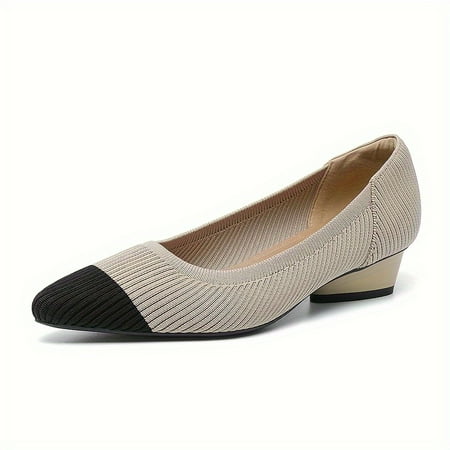 

Women s Point Toe Soft Sole Shoes Solid Color Shoes Ankle Buckle Versatile Comfy Chunky Heel Daily Shoes