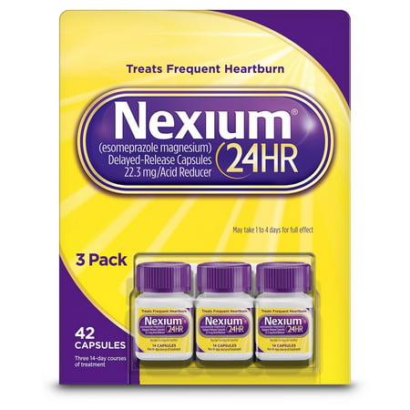 Nexium 24HR Acid Reducer, Delayed-Release Capsules, 42