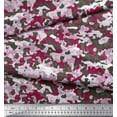 thumbnail image 3 of Soimoi polyester Crepe Fabric Two Tone With White Camouflage Decor Fabric Printed Yard 42 Inch Wide, 3 of 3