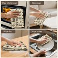 thumbnail image 6 of 2 Pcs Funny Kitchen Towels,Beige Gothic Skull Butterfly Birdcage Pattern Microfiber Dish Towels,Kitchen Tea Towels,Kitchen Towel Set (18" X 26"), 6 of 7