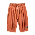 thumbnail image 4 of Fgnfyis Mens Sports Shorts Striped Jogging Bottoms Summer Training Trousers with Pockets Elastic Waistband Breathable Shorts Men's Shorts Orange XL, 4 of 4