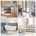 thumbnail image 4 of PiccoCasa Memory Foam Absorbent Bath Floor Non-Slip Mat Rug Shower Carpet, Pink, 32"x 20", 4 of 7