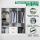 thumbnail image 4 of Ropero Closet 6 Puertas Con 2 Cajones Color Blanco Madera MDP Mueble Organizador KingsHouse blanco, 4 of 9