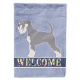 thumbnail image 1 of "Treasures BB8350GF Schnauzer Bandera de jardín de bienvenida, tamaño, multicolor" Caroline's Treasures BB8350GF, 1 of 1