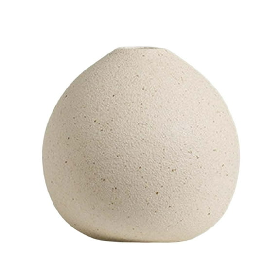 CUTICATE Modern Flower Vases Dried Flower Container Table Centerpieces Ornament Boho Ceramic Vase for Home Mantel Farmhouse Housewarming Gift 3.26x2.95inch