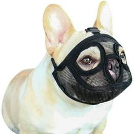 Short Snout Pet Dog Muzzles Adjustable Breathable Mesh French Bulldog Pug Mouth Muzzle Mask Anti Stop Barking Dog Supplies Hot Walmart