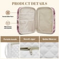 thumbnail image 4 of TSOVTHRID Cross Rose Floral Print Bible Case for Christian, Bible Carrying Case Quilted Sturdy, Portable Bibles Bags for Women Men Daily Use, 10.6 x 8.3 x 2.2 Inch, Purple, 4 of 7