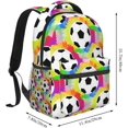 thumbnail image 2 of Sac à Dos de Soccer pour Hommes, Sac à Dos pour Ordinateur Portable, Sac de Voyage, Sac de Randonnée, Sac de Camping, Sac de Sport, Sac à Dos Décontracté, 2 of 7
