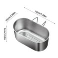 thumbnail image 2 of Kitchen Sink Strainer Sink Drain Basket Fruit Vegetable Drainer Drain Filter for Leftovers Soup Garbage Kitchen Tool, 2 of 8