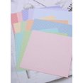 thumbnail image 2 of 12pcs Dot Pattern Material Paper, Simple Multi-purpose Decorative Craft Paper For DIY Craft, Decoration, Hand Account, 2 of 3