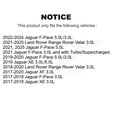 thumbnail image 2 of PUR Air Filter 57-WA10565 for Car Jaguar F-Pace Land Rover Range Velar XE XF, 2 of 2