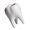 White, variant on Tooth Shape Ceramic Plant Pot, Cartoon Cactus Container for Indoor Balcony Gardening Decor