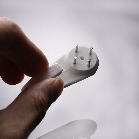 RENACLIPY 42-Piece Plastic Square Picture Hooks Set for Hanging Paintings with Non-Trace Adhesive, Wall to Use