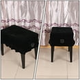 thumbnail image 4 of Plush Piano Stool Cover Single Piano Chair Protective Cover Piano Bench Case, 4 of 8