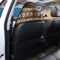 thumbnail image 5 of XYZCANDO Car Seat Towel Cover Machine Washable Microfiber, Compatible with Automotive Front Seats, for Sedan Trucks Cars, Geometric Pattern, 5 of 7
