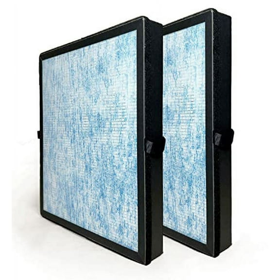 Nispira 3-in-1 True HEPA Activated Carbon Filter Replacement For Air Purifier | Compatible with Aroeve MK04 | Remove Smokes, Pollen, Dust | 2 Pack