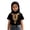 0-Black3310, variant on Tiijoy Girls Africa Ethnic Style Short Sleeve T-Shirt Casual Thobe Shirt Top, Sizes 1-6