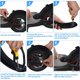 thumbnail image 4 of 2 piezas de soporte de guardabarros trasero para scooter, accesorio de repuesto para Xiaomi M365/M365 Pro Scooter con tornillos y tapas de rosca (negro) esquí esquí Gafas de esquí, 4 of 5