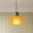 ORANGE, variant on Comfortable Small Pendant Light Mid-Century Modern Glass Lampshade Hanging Light For Kitchen Island Bedroom