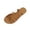 Khaki, variant on Crisscross Thin Strap Flat Sandals For Women Open Toe Slip On Comfort Casual Footwear