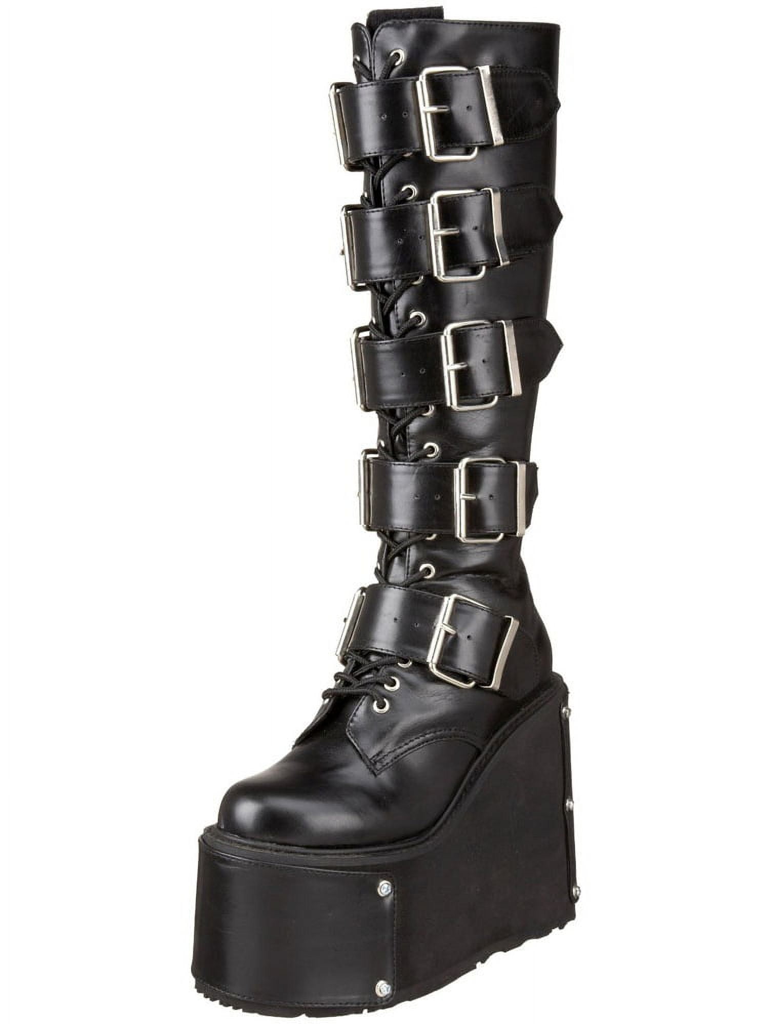 8376【新品未開封】duende TILL BLACK Combs W Suede Utility Boots in Gunmetal | Dr. Martens