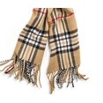 thumbnail image 3 of Sierra Socks Men's and Women's Unisex Plaid Scarf, Oversized Scarves, Softer features, Size 72"X12" (Khaki), 3 of 5