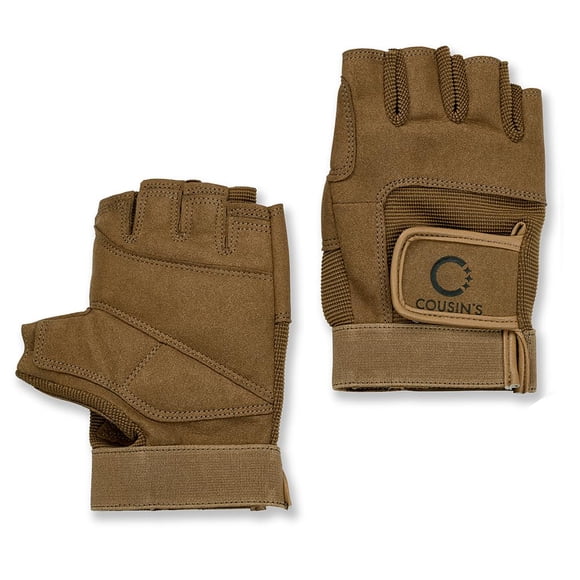 Guantes XL color café para color guard de Cousin's Concert Attire