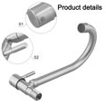 thumbnail image 4 of Mosiee Kitchen Faucets Wall Mounted Stainless Steel Faucets For Kitchen Sink Single Lever Single Cold Water Tap Kitchen Accessories, 4 of 9