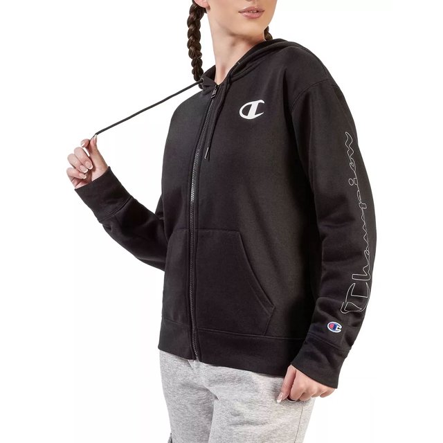 Sudadera Casual Full Para Mujer Negro 3626627
