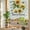 Beige, variant on Sunflower Bee Window Privacy Film, You Are My Sunshine Stained Glass Rainbow Film Decorative Window Clings, Static Cling Sun Blocking Stickers 23.6" x 59"