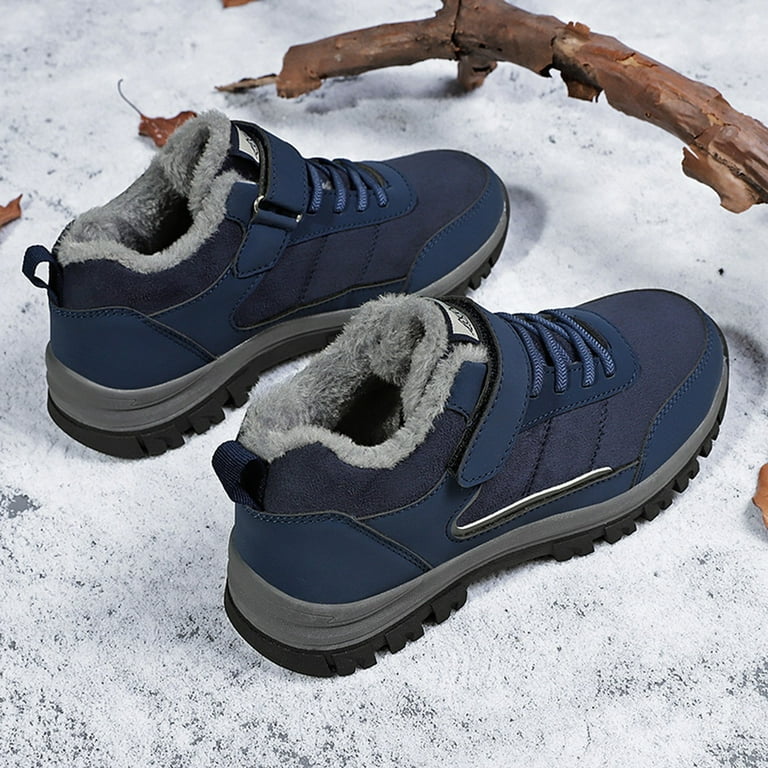 Akiihool Mens Snow Boots Wide Width Men's Winter Boots Snow Boots