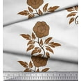 thumbnail image 2 of Soimoi Cotton Jersey Fabric Leaves & Floral Artistic Decor Fabric Printed Yard 58 Inch Wide, 2 of 3
