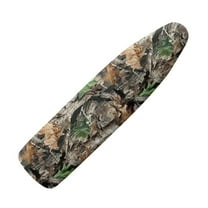 HELLHERO Ironing Board Cover, Standard Size Iron Board Covers with Heavy Duty Adjustable Elastic Edges, Heatproof Ironing Board Covers for Smooth Ironing(Camo, 15"x54")
