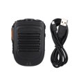 thumbnail image 1 of Micrófono De Altavoz Bidireccional Micrófono De Altavoz De Mano Bluetooth Negro Micrófono De Altavoz Inalámbrico Recargable Micrófono De Altavoz Portátil Ptt Zello Para Walkie Talkie Monstrate EL009024-00, 1 of 4