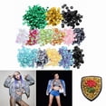 thumbnail image 2 of 2 Packs Glitter Shiny Colorful Sequins Spangles DIY Arts Crafts Paillette Decoration (Silver), 2 of 6
