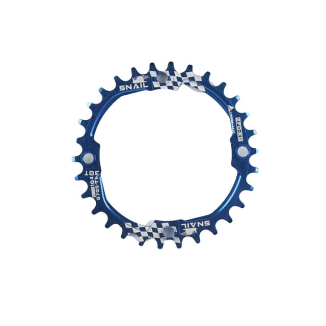 Kmbangi Narrow Wide Chainring Aluminum Alloy 104BCD 30T Single Chainwheel