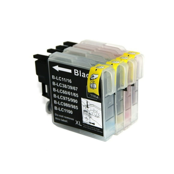 L-ink Compatible Ink Set LC61 (LC-61) (Black, Cyan, Magenta, Yellow)