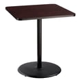 thumbnail image 1 of Pemberly Row Table de Café 42"H Cadre Noir en Aggloméré Dessus Acajou, 1 of 2