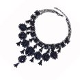 thumbnail image 1 of Sonducket Collar de joyería Gargantilla Collar largo y ancho de cristal Gota de agua Adorno para el cuello Cadena de declaración Banquete Fiesta de baile Ropa, zapatos y accesorios Miscelánea Sonducket AP014788-00, 1 of 6