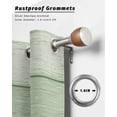 thumbnail image 6 of nqOlkjepod Outdoor Curtains for Patio Waterproof, Turquoise Ombre Outdoor Privacy Panels Grommet, Farmhouse Vintage Wooden Striped Blackout Outside Curtains for Porch/Cabana/Pergola 54"x95", 1 Panel, 6 of 8