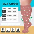 thumbnail image 2 of MesaSe 3 Pairs Plus Size Compression Socks for Women Men Wide Calf 20-30 mmHg Extra Large for Circulation Support Recovery 4XL, 2 of 7
