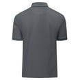 thumbnail image 2 of SPEEDRUN Men's Workout Shirt Polo Shirts Short Sleeve Classic Solid Color for Casual and Business Wear, 2 of 6