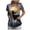 Grey, variant on Scrub Tops Women Short Sleeve V Neck Pumpkin Nursing Uniforms Dark Purple for Size S