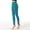 Blue(New), variant on PNTUTB Women's Solid Color Fashionable Perforated High Waisted High Elasticity Breathable Casual Sports Yoga Pants