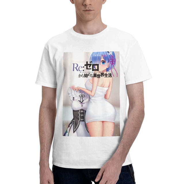 Camiseta de Manga Corta para Hombres Re:Zero