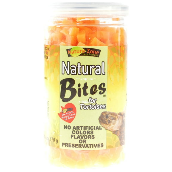 Nature Zone Natural Bites for Tortoises [Reptile Tortoise Food, Nature Zone, Reptile Supplies] 9 oz