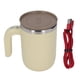 thumbnail image 2 of Taza de acero inoxidable con agitación automática y carga magnética para café, té, chocolate caliente y leche, 2 of 15