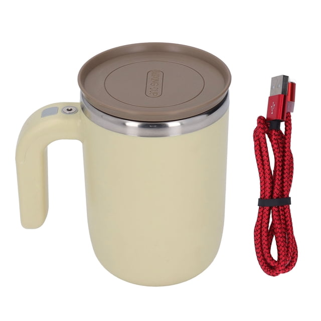 Tasse à Café Auto-Mélangeante, Large Calibre Bouche en Acier Inoxydable 304 pour Thé