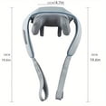 thumbnail image 6 of Neck Massager, Shiatsu Neck, Shoulder, Waist, Leg, Relax Massager, Electric Rechargeable Massage Cushion Pillow - 3D Heated Deep Tissue Kneading , Travel, Holiday Gifts For Women Men, 6 of 7